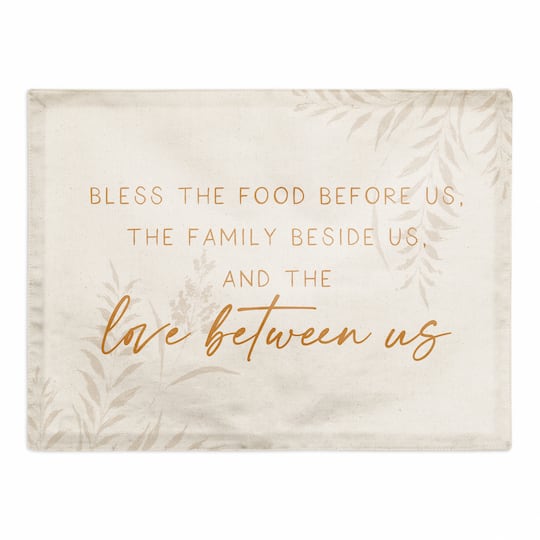 Fall Love Between Us Cotton Twill Placemat